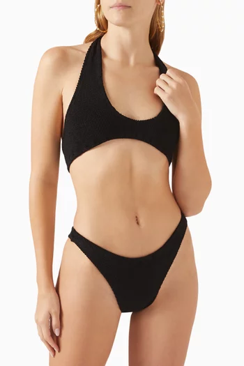 Pilou Two-piece Bikini Set in Crinkle Fabric