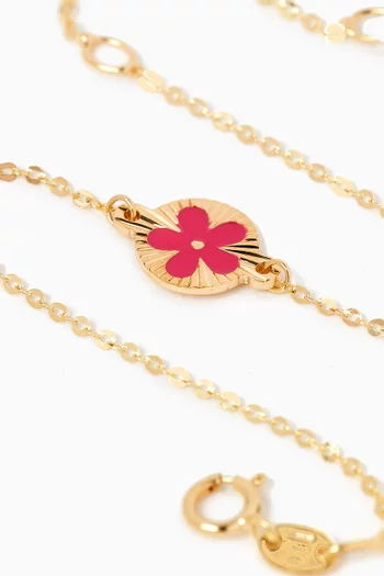 Ara Sunshine Floral Bracelet in 18kt Gold