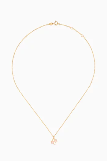 Ara Hearts Necklace in 18kt Gold