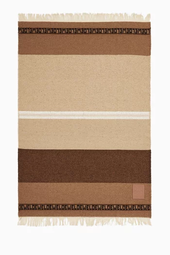 Stripe Blanket in Wool & Linen