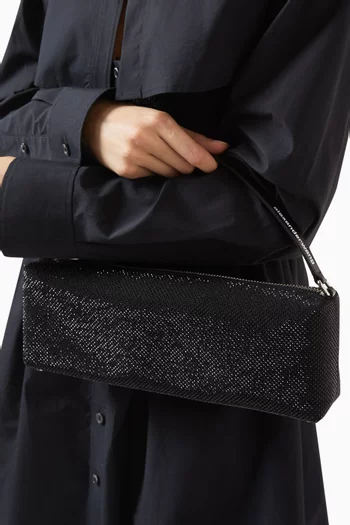 Heiress Flex Crystal-embellished Bag in Leather