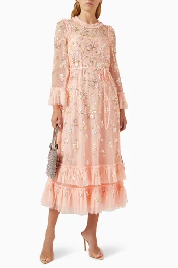 Sequin Bloom Gloss Ballerina Dress in Tulle