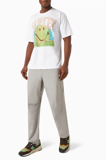 Smiley Out of Body T-shirt in Cotton