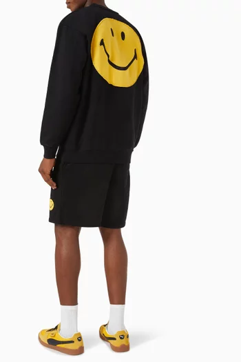 Smiley® Vintage Wash Sweater in Cotton