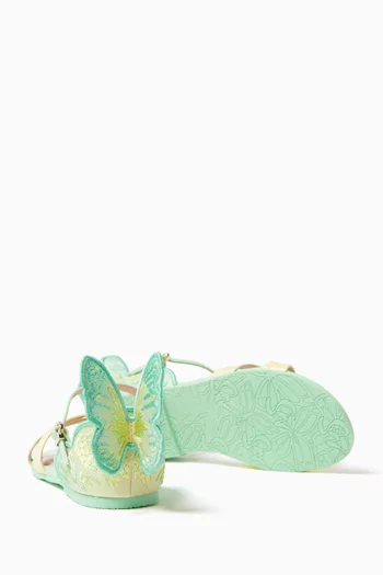 Butterfly Chiara Sandals in Leather