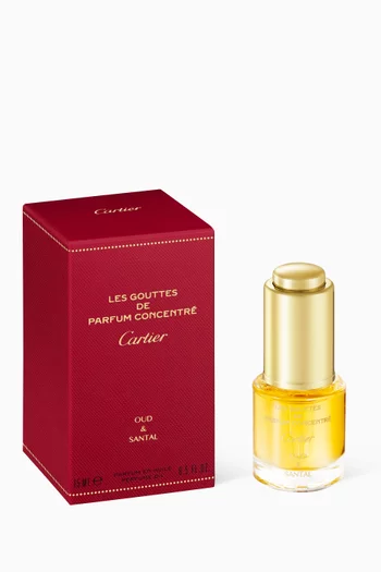 Les Bases A Parfumer Gouttes De Parfum Concentre Oud & Santal, 15ml