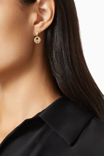 Amelia Maasai Drop Earrings in 18kt Gold