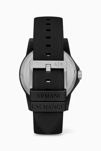 Outerbanks Quartz Watch in Nylon & Silicone, 44mm