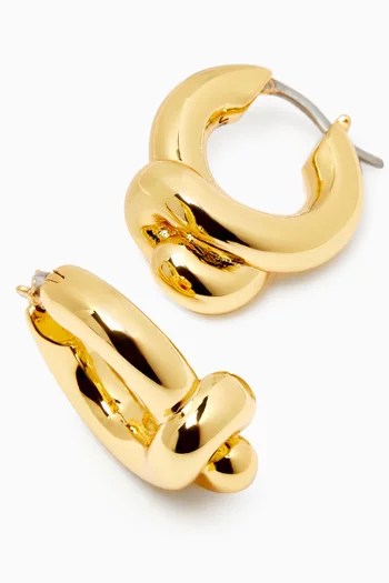 Andra Hoop Earrings in Gold-tone Brass