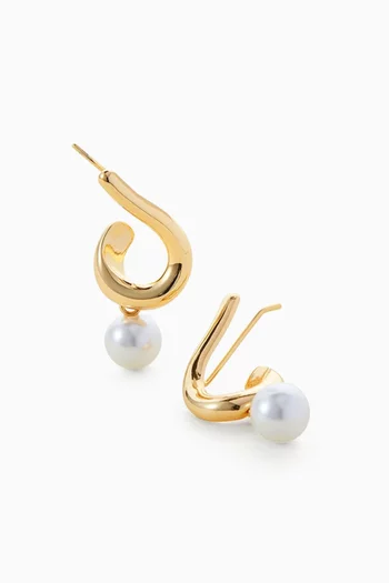 Daphne Climber Earrings in 14k Gold-tone Brass