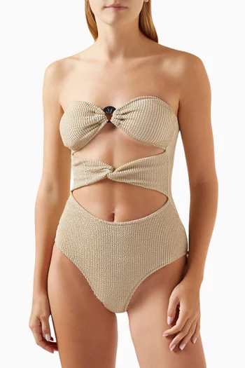 DNA Strapless Swimsuit in Stretch Nylon