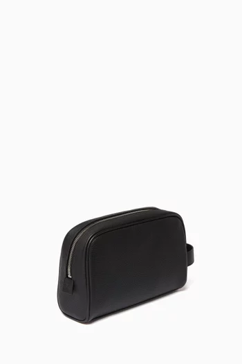 RBN Washbag in Grained Leather