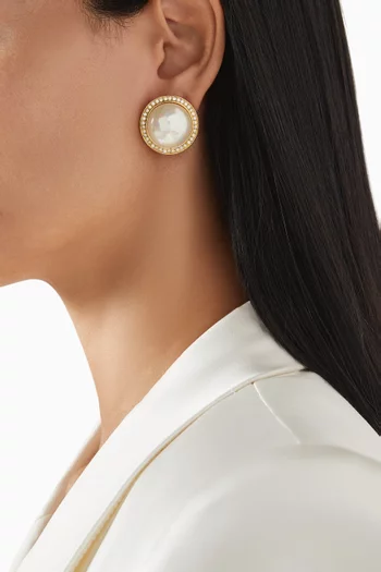 1980s Vintage Christian Dior Clip-on Earrings