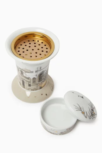 Naseem Incense Burner & Trinket Box Gift Set in Porcelain