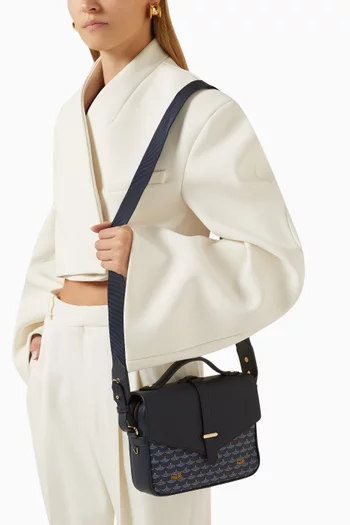 Express 21 Crossbody Bag in Canvas & Leather