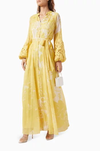 Treasure-C Printed Dress in Chiffon