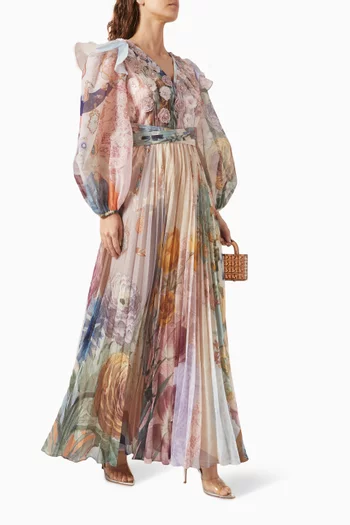 Antiquity-F Printed Dress in Chiffon