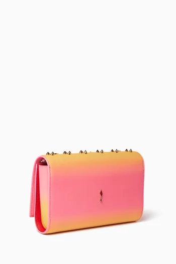 Paloma Clutch in Ombre Mirror-effect Leather