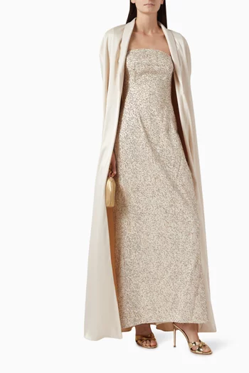 Lyra Gown in Crepe Silk