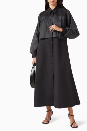 A-line Coat in Poly Cotton