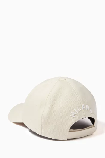 Logo-embroidered Baseball Cap in Cotton