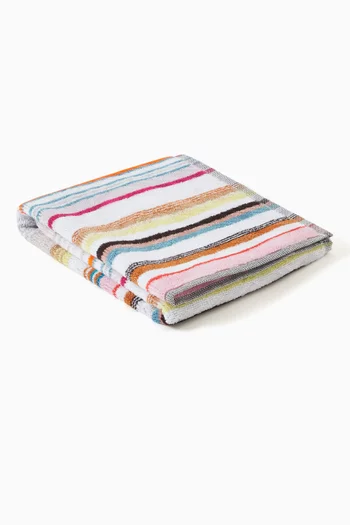 Moonshadow Striped Hand Towel in Cotton