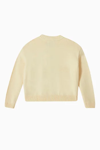 Monogram Sweater in Cotton