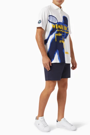 x Wimbledon Graphic Polo Shirt in Cotton
