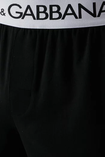 Logo Boxer Shorts in Cotton