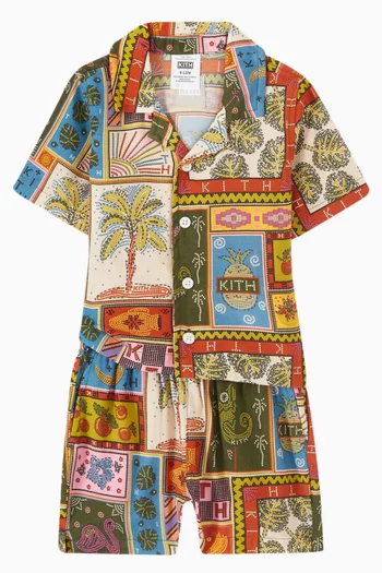 Tropical Tapestry Camp Shirt