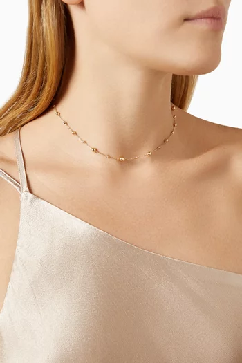 Enishi Diamond Choker Necklace in 18kt Gold
