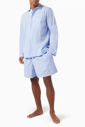 Pyjama Drawstring Shorts in Organic-cotton