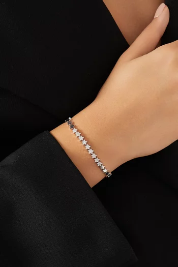 Milky Way Diamond Bracelet in 18kt White Gold