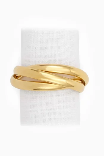 حلقات لمناديل المائدة، 4 قطع