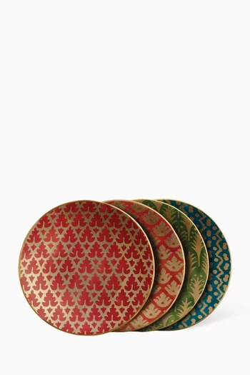 Fortuny Assorted Canape Plates, Set of 4