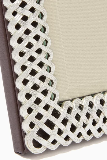 إطار بتصميم مجدول مقاس 5 × 7 بوصة