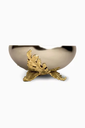 Gold Plated Large Lamina Bowl