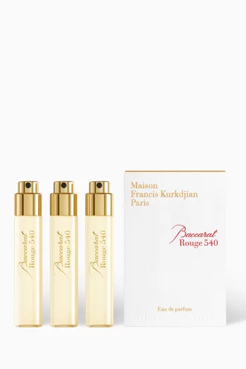 Baccarat Rouge 540 Eau de Parfum Refills, 3 x 11ml