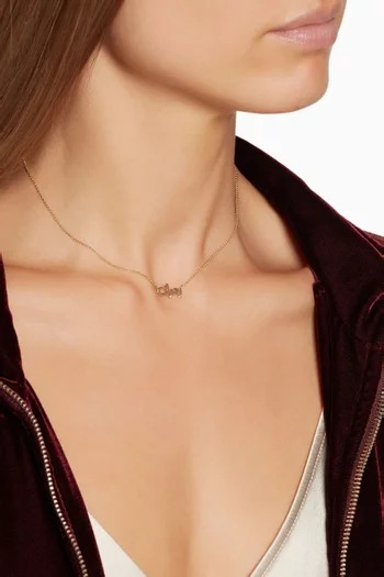 Yellow-Gold & Diamond Bhebbak Necklace