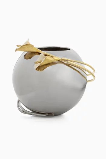 مزهرية بتصميم وعاء بزهرة الكالا