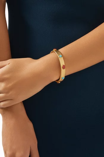Strada Bracelet in Gold-plated Brass
