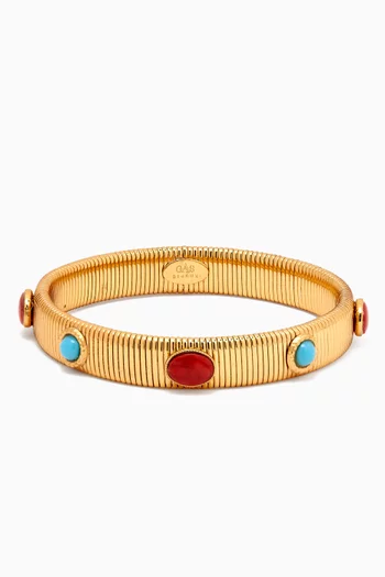 Strada Bracelet in Gold-plated Brass