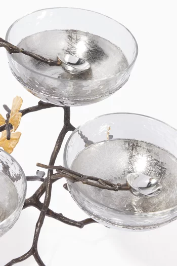 Butterfly Gingko Triple Bowl
