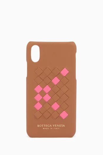 Brown Intrecciato iPhone® X Cover