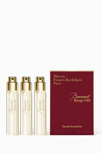 Baccarat Rouge 540 Extrait de Parfum, 3 x 11ml