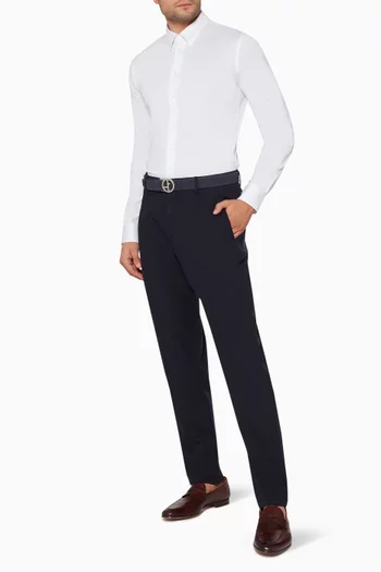 Slim-Fit Jersey Cotton Shirt 