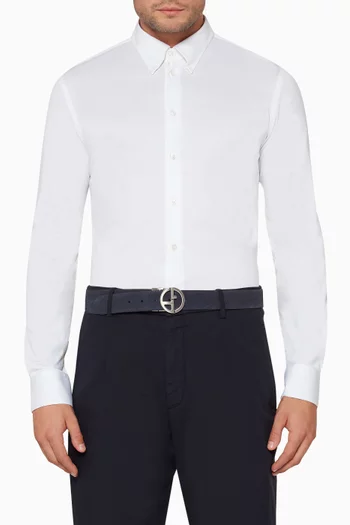 Slim-Fit Jersey Cotton Shirt 