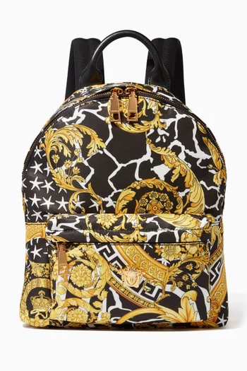 Baroque Print Backpack
