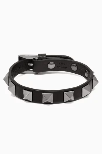 Rockstud Leather Bracelet 