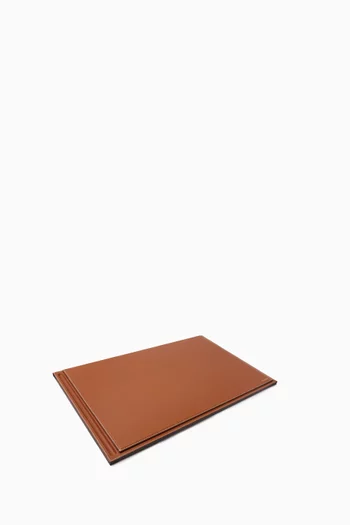 Brennan Blotter in Leather